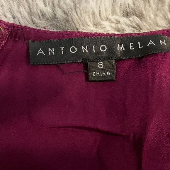 ANTONIO MELANI SILK “ANTIQUE “, size 8,VINTAGE - Picture 3 of 8